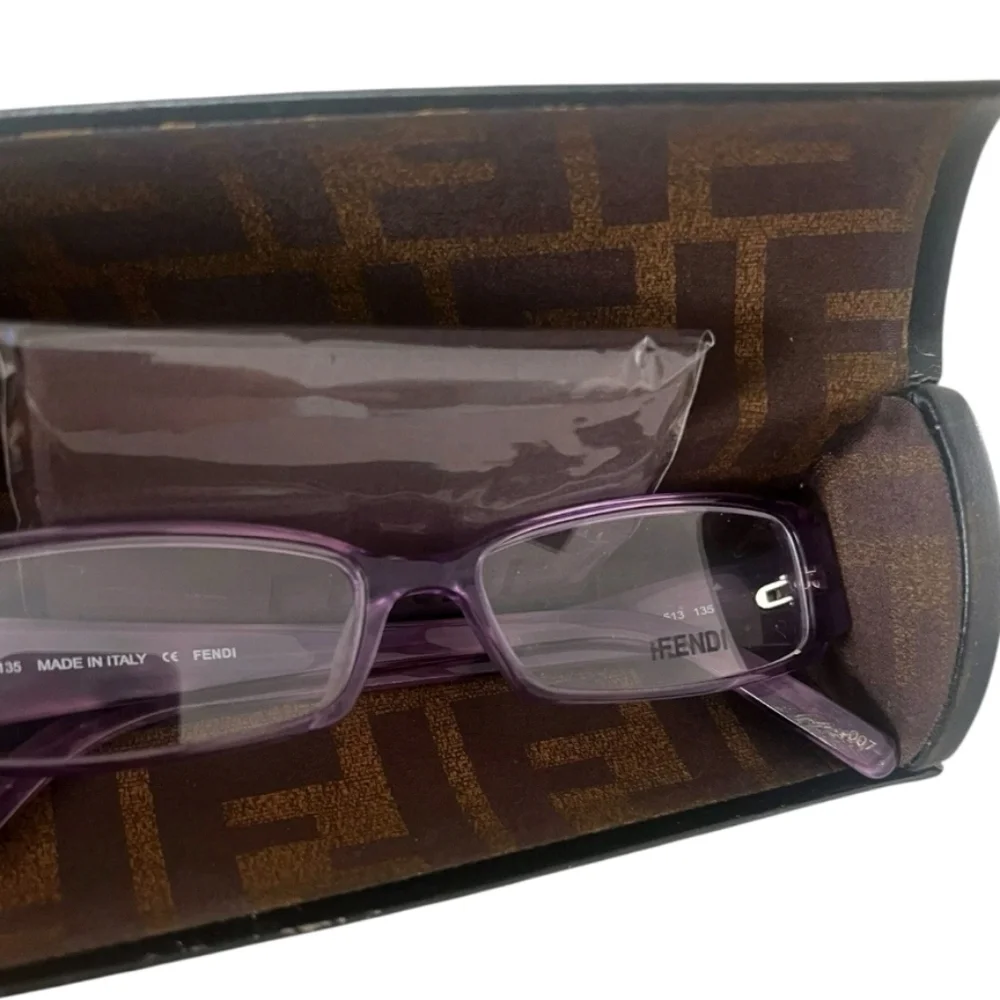 Fendi Authentic Purple Optical F891 514 50-14-135 Eyeglasses